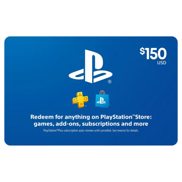 PlayStation Store Gift Card $150